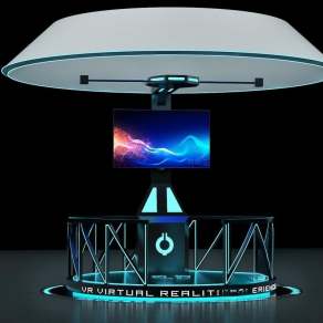 现代科技VR互动体验屏3D模型下载